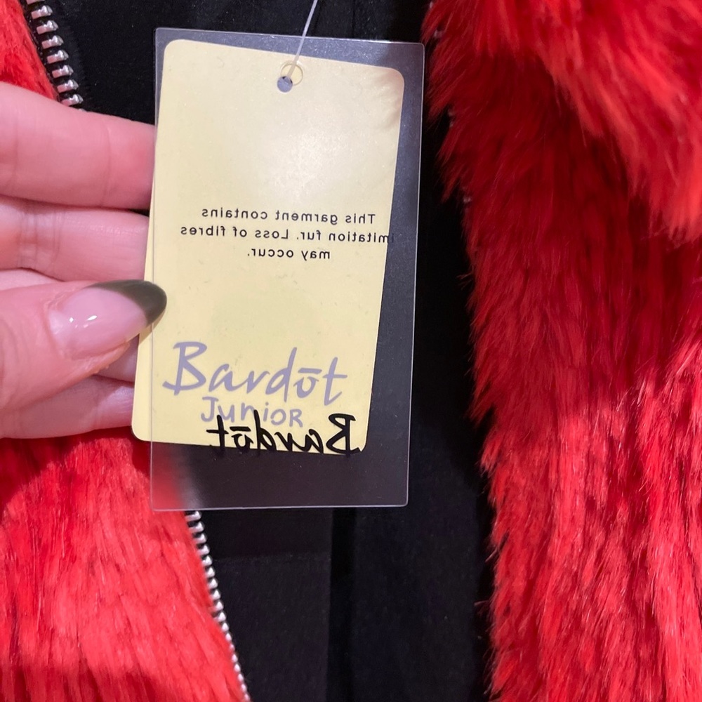 Bardot Junior Girl's Queenie BomberJacket (Big Kids) Size 14 NWT Bloomingdale’s - Picture 6 of 8